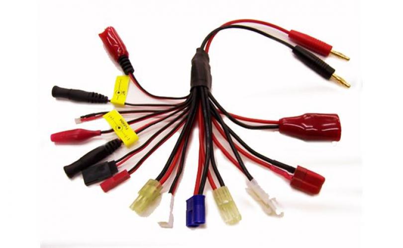 BANANA TO 14 MULTI-CHARGE CONNECTORS